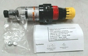 PARKER SCHRADER BELLOWS 14E01B13FC FILTER 1/8" PIGGYBACK REGULATUR 0-125PSI *FS* - Picture 1 of 7