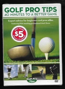 Golf Pro Tips (DVD) features PGA Teaching Professional Mark Russo 40 minutes NEW - Picture 1 of 1