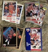 B.J. Armstrong Basketball Cards. Chicago Bulls