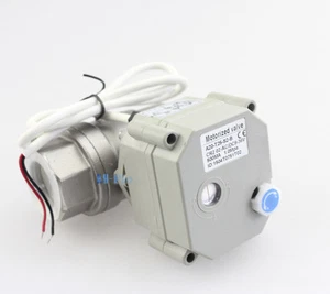 1/2" bis 1-1/4" 2 Wege SS304 Motorkugelhahn, NPT/BSP Elektrokugelhahn - Bild 1 von 9