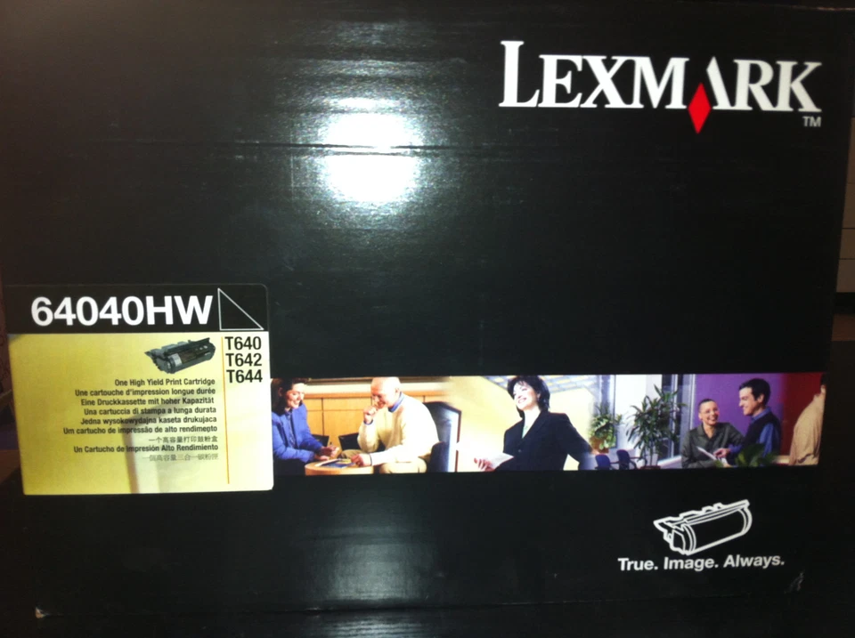 original Lexmark Toner  64040HW  Black  T640 T642  64080HW 64016HE neu A-Ware - Bild 1 von 1