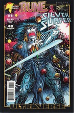 RUNE SILVER SURFER Flip Book Squarebound Malibu / Marvel 1995 VF/NM  Ultraverse