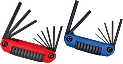 Eklind Metric SAE Fold Up Wrench Key Set 16pc 5/64-1/4 INCH 1.5-6 MM USA 25016 - Image 1 of 4