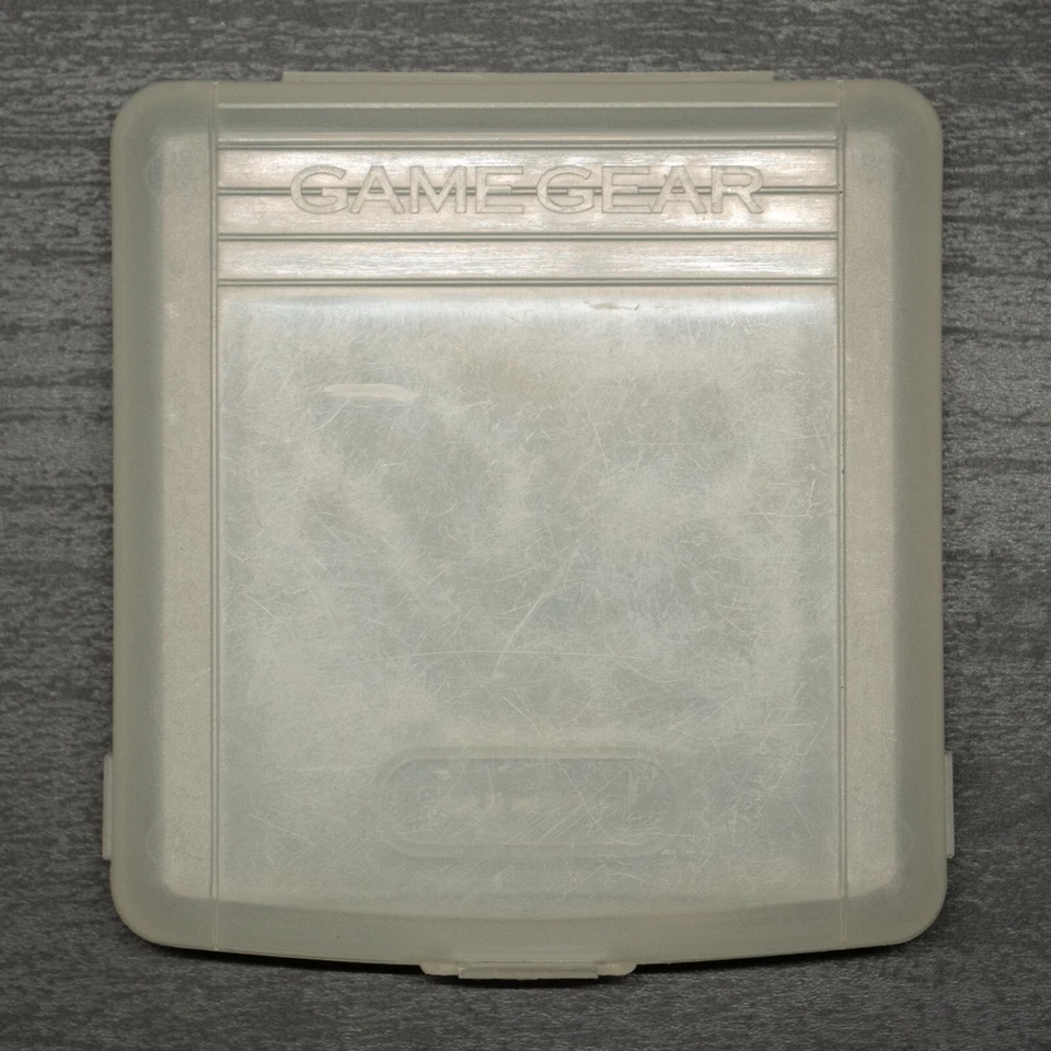 Authentic OEM Sega Game Gear Game Cartridge Case Dust Cover Clear Plastic Shell - Image 1 of 1