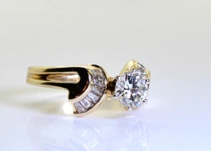 Stunning 14K Gold Ladies 1.75 Ctw Diamond Wedding/Engagement Ring w/Appraisal - Picture 1 of 8