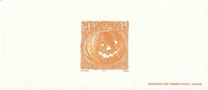 Gravure Epreuve timbre poste 2001 Halloween - Foto 1 di 1