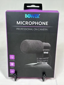 Authentic Bower Professional On-camera Microphone BPH-MIC200 Brand New Sealed - Picture 1 of 6