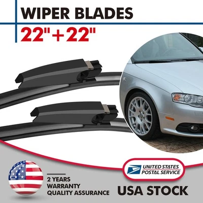 FOR Mercedes-Benz C280 2006-2007 C320 2004-2005 Windshield Wiper Blades 22"22" - Image 1 of 4