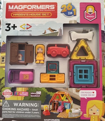 MAGFORMERS Maggy’s House Magnetic Construction  Set W Booklet Brand New 2019 - Image 1 of 2
