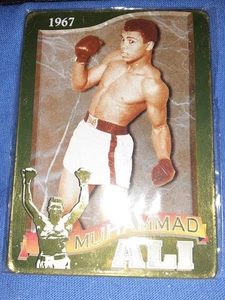 1995 Vintage Metallic Impressions Muhammad Ali #5 de 5 raro sello facial de metal dorado - Imagen 1 de 2