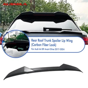 Rear Trunk Spoiler Splitter Roof Wing For Audi A4 B9 Avant Sline 2017-2024 2018 - Picture 1 of 9