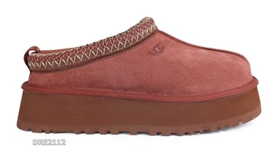 Zapatillas UGG Tazz Rojo Jaspe Gamuza Piel Mujer Talla 7 -NUEVAS EN CAJA- Foto 1 de 4
