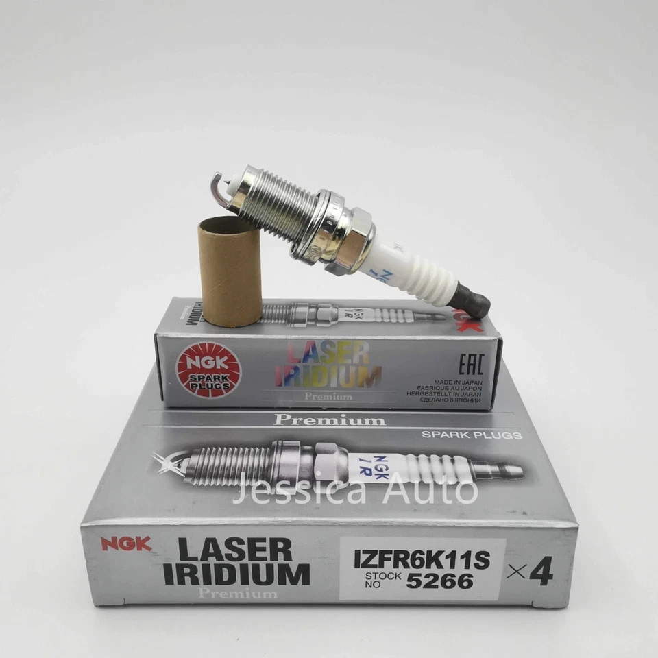 4PCS  NGK IZFR6K11S 5266 Laser Iridium Spark Plugs For 06-11 Honda Civic Foto 1 de 1