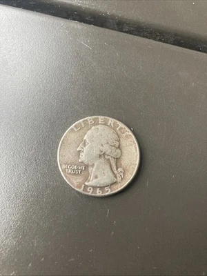 1965 Error NO MINT MARK Washington - Image 1 of 3