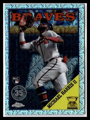 2023 Topps Update #T88CU-93 Michael Harris II Silver Mojo RC Rookie - Image 1 of 2