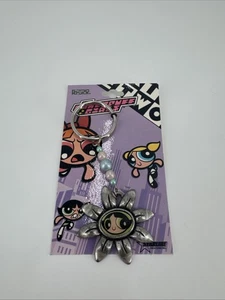 Llavero floral vintage 2000 Powerpuff Girls Buttercup flor Starline Y2K nuevo de stock - Imagen 1 de 6