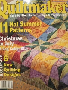 Quiltmaker Magazine July August 1999 Summer Quilt Patterns - Picture 1 of 11