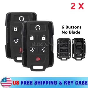2 Para Chevrolet Suburban Tahoe GMC Yukon 2015-2020 Llavero Coche Estuche Cubierta - Imagen 1 de 6