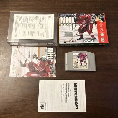 NHL Breakaway 99 (Nintendo 64 N64) Complete - Tested - Authentic - Image 1 of 4