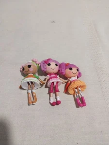 Lalaloopsie Mini Lot Of 3 No Accessories MGA - Picture 1 of 4