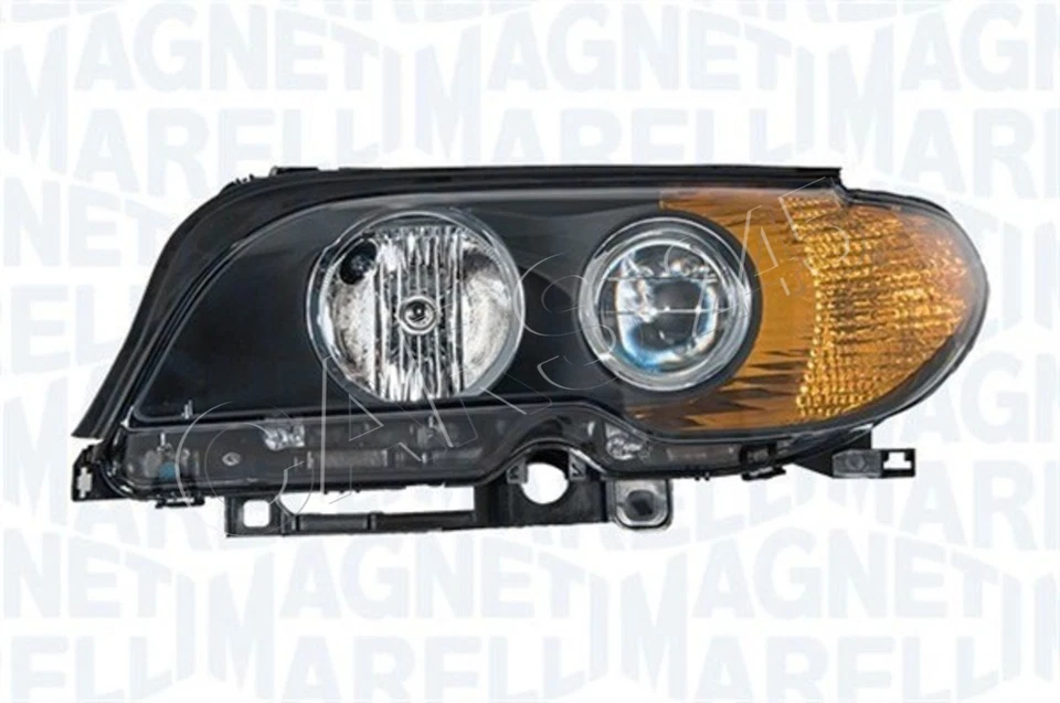BMW 3 Series E46 Cabrio Coupe 03-2006 Halogen Headlight Front Lamp Black RIGHT - Imagem 1 de 1