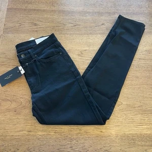 Rag & Bone Black Size 29X32 Fit 2 Slim Fit Jeans Authentic Stretch NWT 543 - Picture 1 of 3