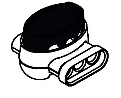 Displacement Connector, 22-16 AWG, PK30 - Image 1 of 2