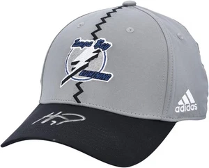 Haydn Fleury Tampa Bay Lightning Signed 2022-23 Reverse Retro Cap - Picture 1 of 3