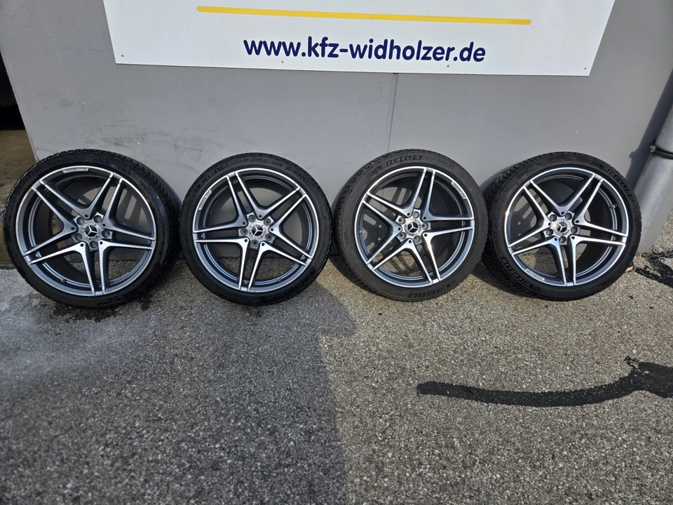 4x Mercedes W205 C63 AMG Winterkompletträder 245/35R19 265/35R19 - Bild 1 von 4