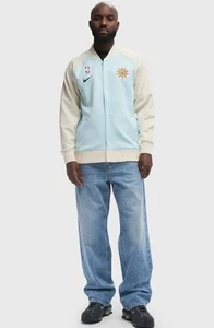 Giacca Nike Uomo Dri-FIT San Antonio Spurs Showtime City Edition 2XL Wembanyama - Foto 1 di 6