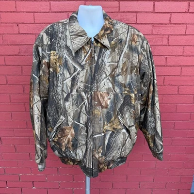 Vtg Game Winner Mens 2XL Realtree Camo Jacket Waterproof Lined Hunting Outdoor - Image 1 of 4