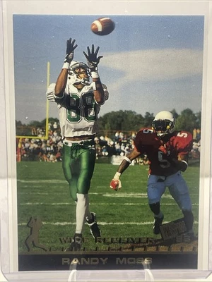 1998 Press Pass - Randy Moss #5 (RC) - Image 1 of 2