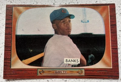 1955 Bowman - Ernie Banks #242 - Imagem 1 de 2