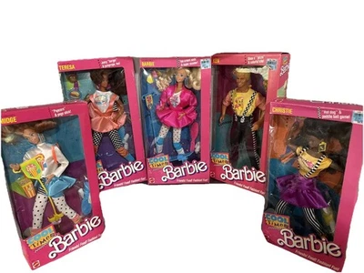 1988 Cool Times Barbie Midge Christie Teresa Ken 3022 3216 3217 3218 3215 NRFB - Image 1 of 4