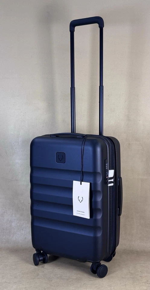 "Maleta de mano giratoria expandible negra Antler Icon Stripe 22"" 55 cm" Foto 1 de 4