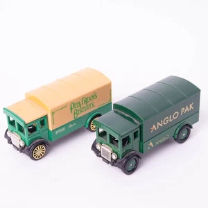 2 Vintage Advertising Vans - Corgi -Anglo Pak & Peek Freen's - Picture 1 of 5