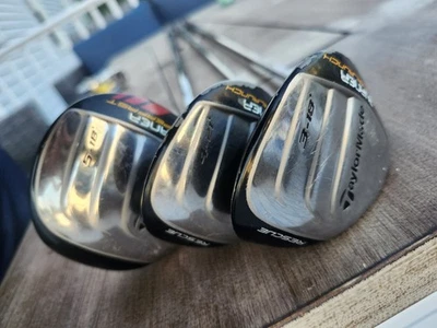 Lot of 3 Taylormade Burner Superfast Superlaunch 3 4 5 18° 21° Reax Shaft LH  - Image 1 of 4