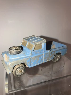 Vintage Corgi Toys Land Rover 109 Pickup Blue Whizzwheels 1970s Downcast Truck - Image 1 of 4