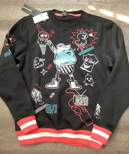 Screenshot Small Graphic Pullover Crewneck Black Sweatshirt K2 - Bild 1 von 7