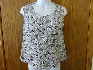NEW WOMEN'S RELATIVITY SLEEVELESS PEASANT TOP SIZE SMALL MSP $24.00 - Picture 1 of 3