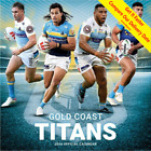 2024 NRL Gold Coast Titans 18 Month Square Wall Calendar Official 30 x 60cm