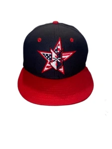 Indianapolis Indians Minor League Baseball New Era VTG Flag Fitted Size 7 1/8 - Picture 1 of 7