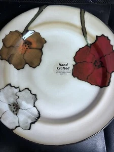Pfaltzgraff Sarina Poppies 11-1/8" Dinner Plates Floral Design Brand New - Picture 1 of 1
