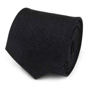 Heathered Blue Wool Men's Tie - Picture 1 of 5