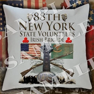 88th New York State Volunteers American Civil War themed pillow sham/covering - Picture 1 of 1