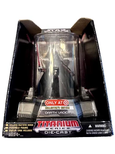 Titanium Series DARTH VADER Die Cast Figure w/ Stand - Target Exclusive 2006 - Picture 1 of 6