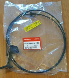 74130-S6M-A01ZA OEM HONDA HOOD RELEASE CABLE W / PULL LEVER ACURA RSX NEGRO DC5 - Imagen 1 de 3