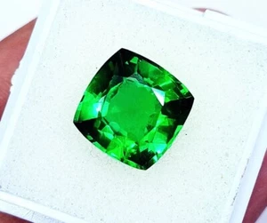 Natural Tsavorite Garnet Loose Gemstone Cushion Cut 8+ Ct Certified R568 - Picture 1 of 8