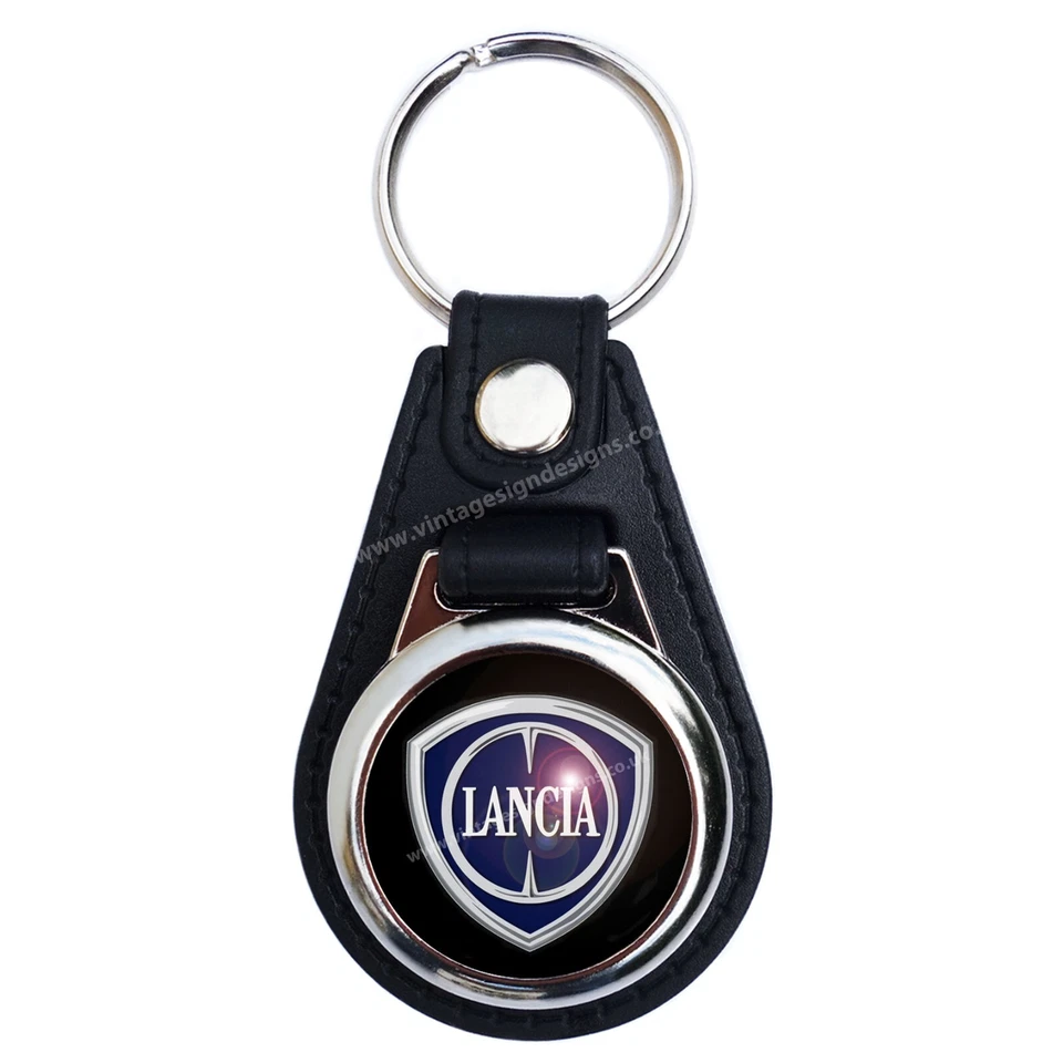 Lancia Porte-Clés En Similicuir - Photo 1/1