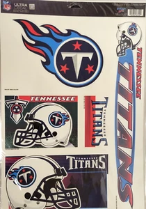 Tennessee Titans - Calcomanía multiuso - Hoja de 11" x 17" (Hoja de 5 calcomanías) - Imagen 1 de 3
